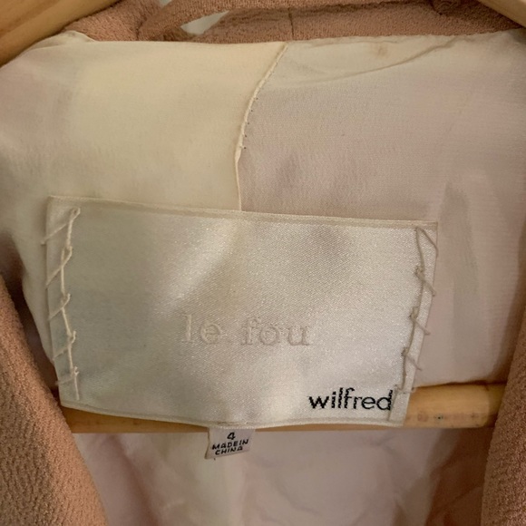 Aritzia limited edition Wilfred Le Fou crepe silk Blazer - Picture 2 of 3